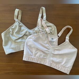 TWO Kindred Bravely Nursing Bras Size Small Busty Petite
